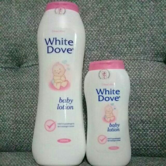 white dove baby lotion