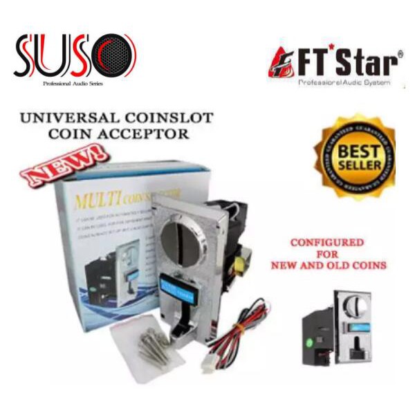 F.T Universal's latest SUKI coin selector Coinslot Acceptor multi-coin ...