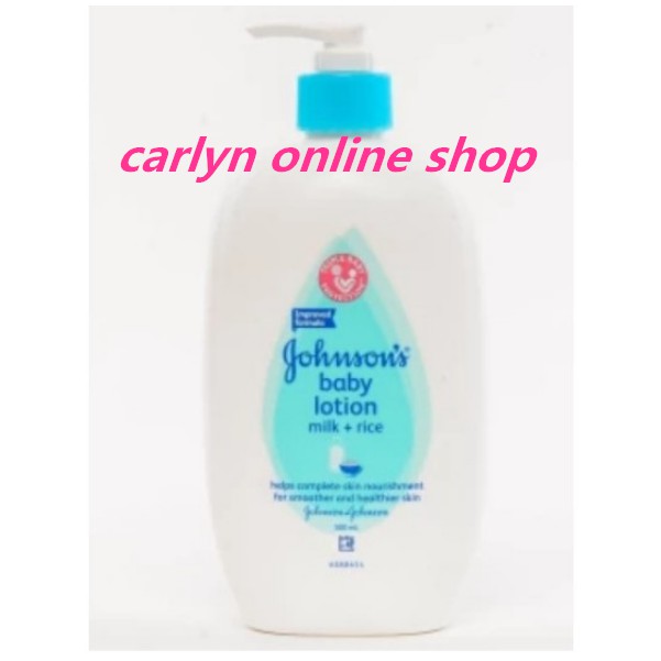 johnson baby lotion milk and rice