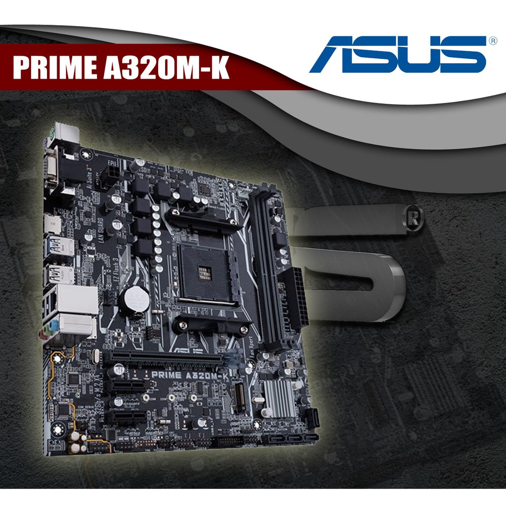 Asus Prime A320M-K AM4 Motherboard | Shopee Philippines