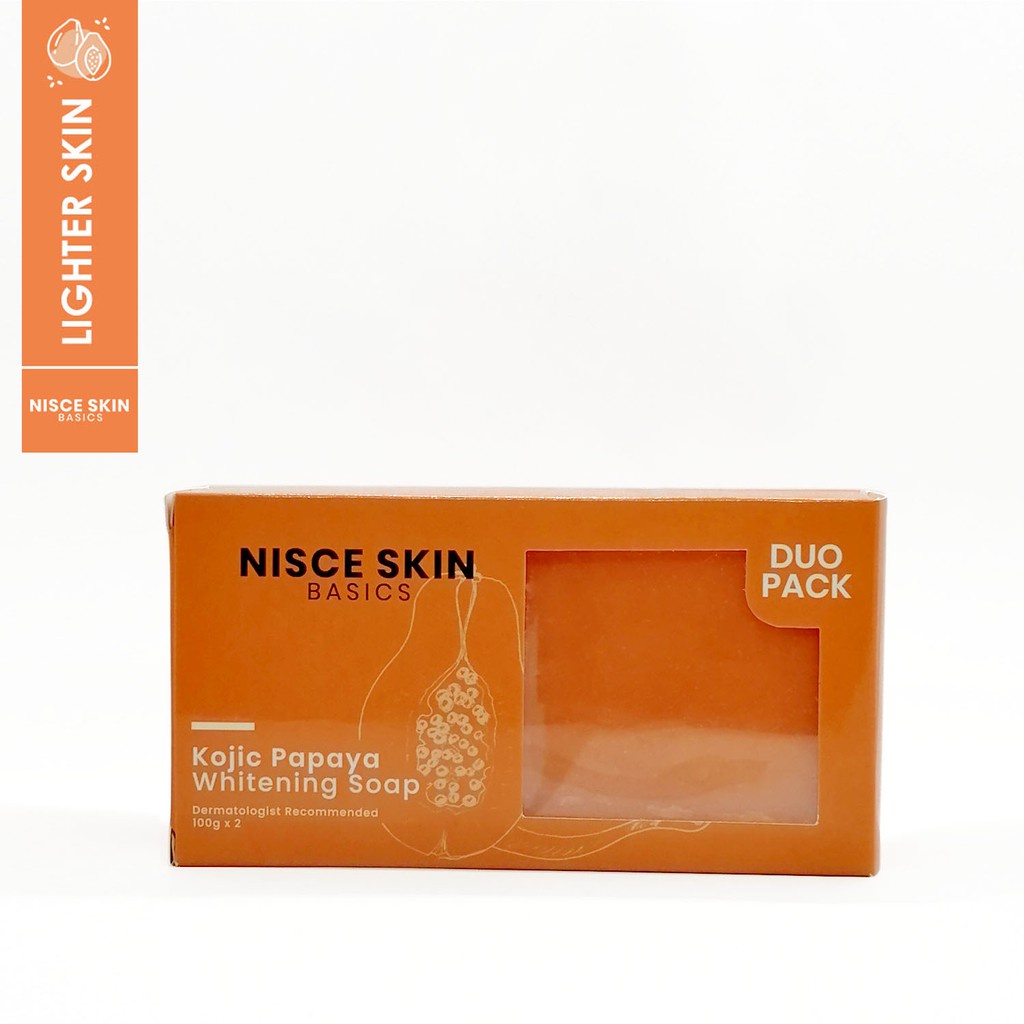 Nisce Skin Basics Kojic Papaya Whitening Soap Duo Pack 2pcs 100g