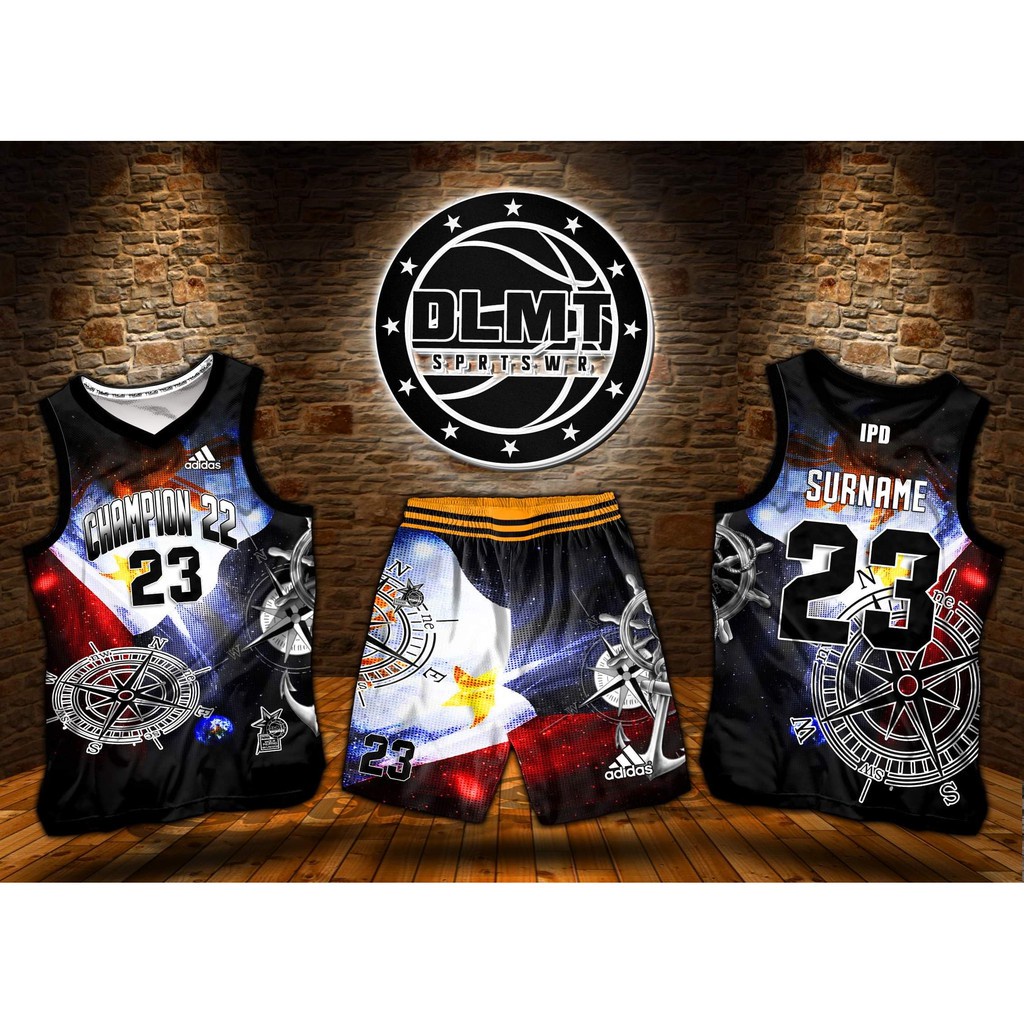 PBA Jersey MARINE DESIGNS (PHILIPPINES EDITION) CODE DLMT049 Full