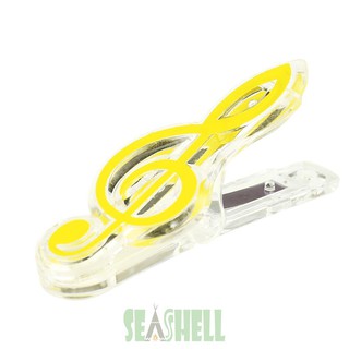 Sea  Plastic  Piano Sheet Spring Holder  Musical Note Letter Paper Clip #7