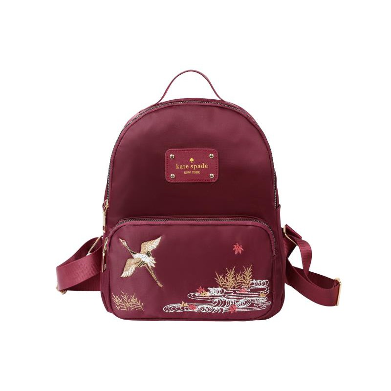 kate spade maroon backpack