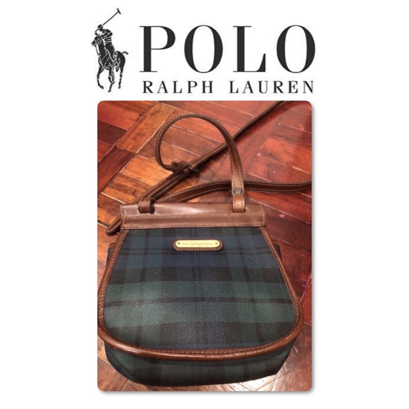 Vintage Polo Ralph Lauren Tartan Blue / Green Plaid Sling Bag / Purse |  Shopee Philippines