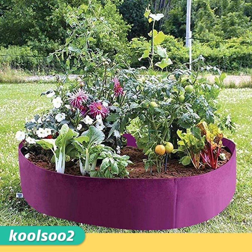 Felt Fabric Raised Garden Bed Planter Planting Grow Bags Durable Eco Material Shopee Philippines