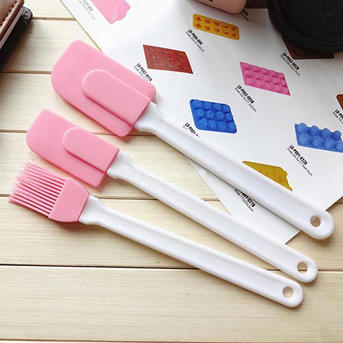 2 Pcs/3 Pcs/4 Pcs/Set Baking Spatula Batter Scraper Brush Mixing Shovel