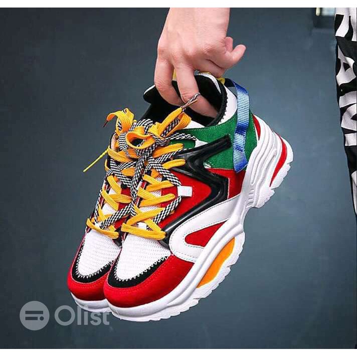 colorful abo fashion sneakers