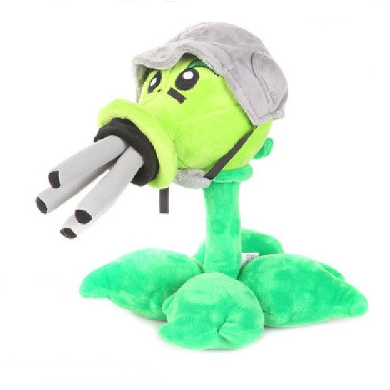 plants vs zombies gatling pea plush