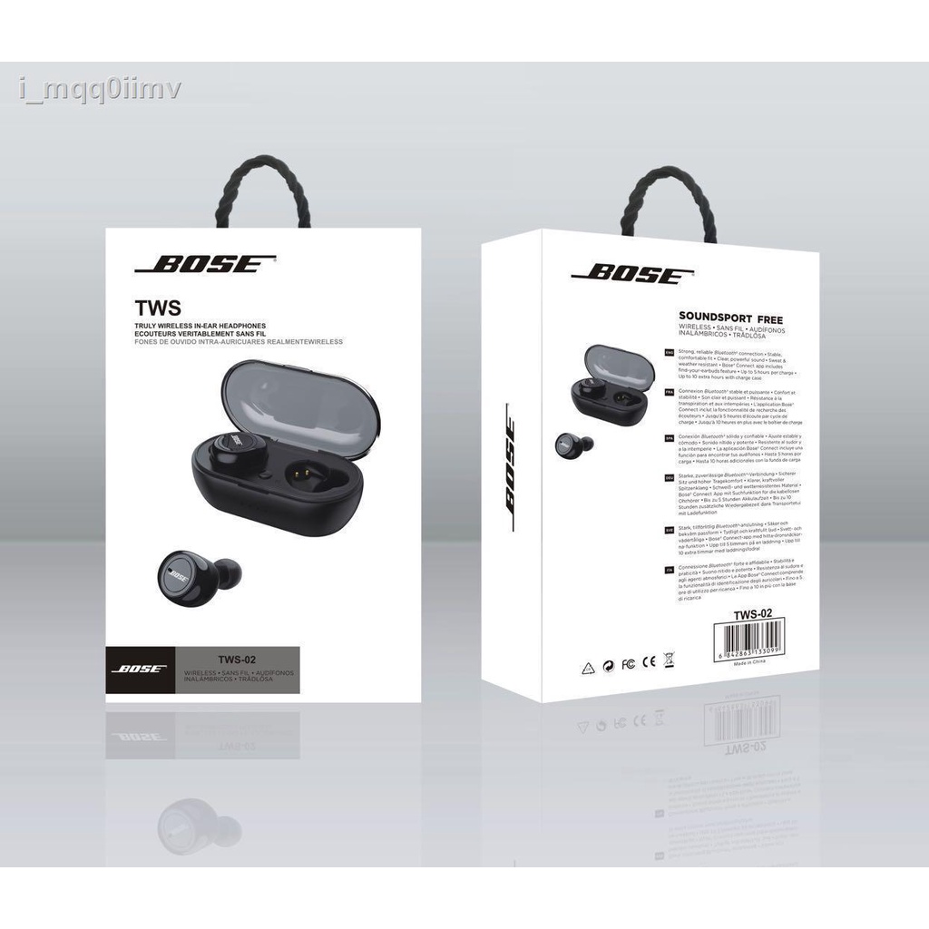 Bose Tws 2 Tws2 Bluetooth Earphone Touch 5 0 Binaural Call Wireless Bluetooth Headset Earbuds Shopee Philippines