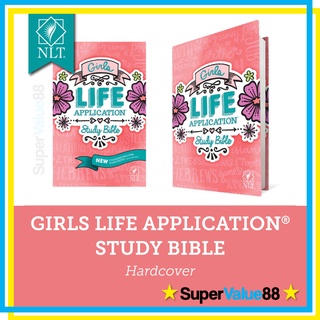 NLT Girls Life Application Study Bible, Pink (Hardcover), with Over 800 ...