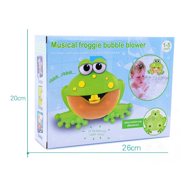 frog bubble bath