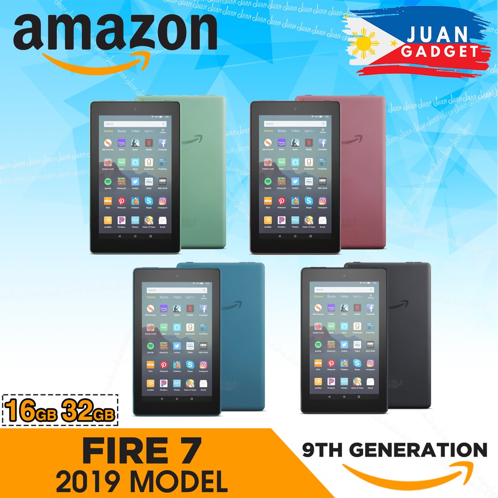 Amazon Fire 7 Tablet 7" display 16GB 32GB 9th Gen JG Superstore