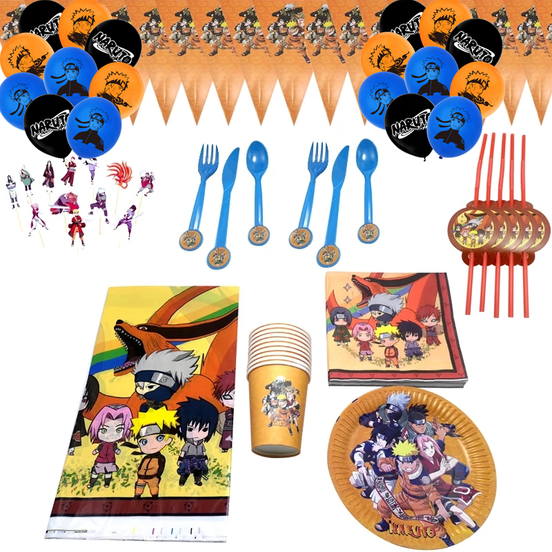 Naruto Ninja Theme Children Adult Birthday Party Decoration Naruto Cap