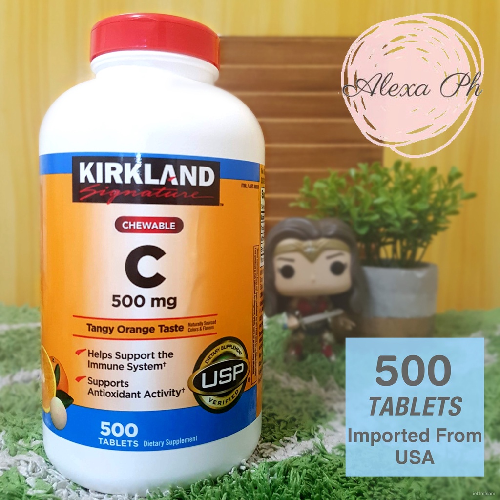 (EXPIRATION NOV 2023) Kirkland Signature Chewable Vitamin C 500 mg (500