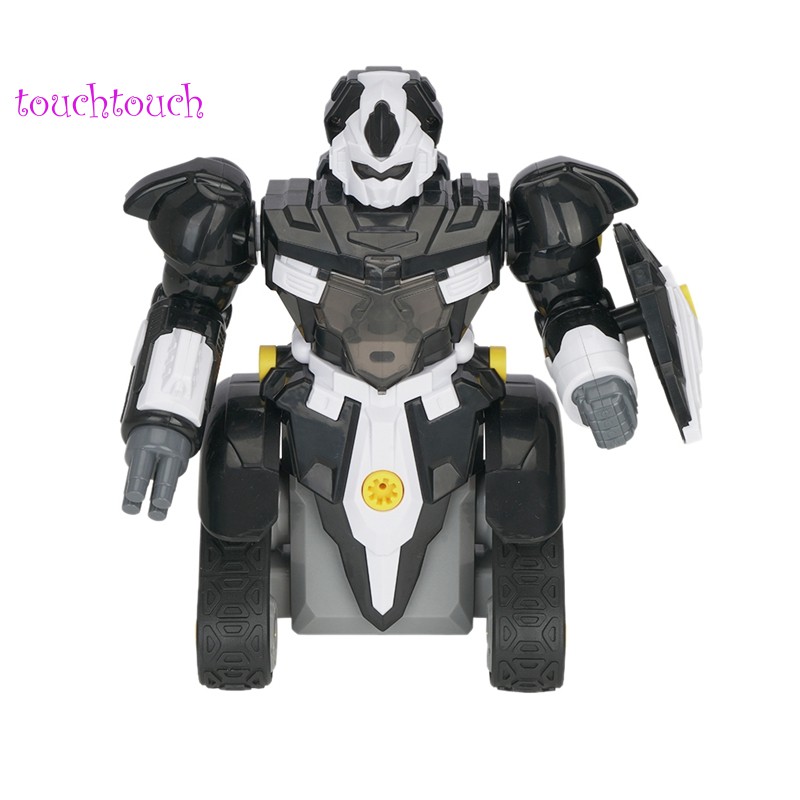 white and black toy robot