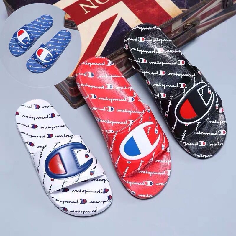 colorful champion slippers