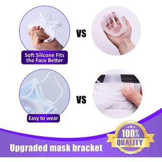 Child 3D Face Mask Bracket Silicone Internal Support Holder Frame Reusable Washable DIY Mask Accessories - Small Kids #6