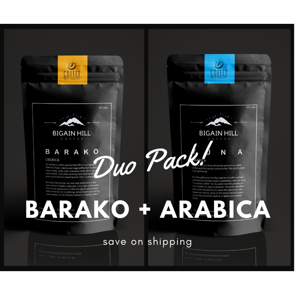 Barako and Arabica dual pack | Shopee Philippines