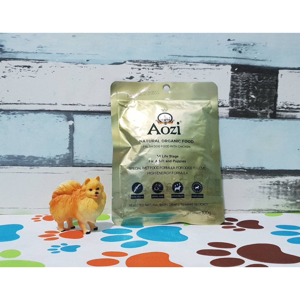 AOZI NATURAL ORGANIC Dog Food 100 grams #4