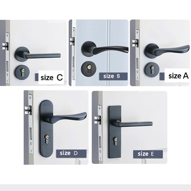 interior door handle with lock