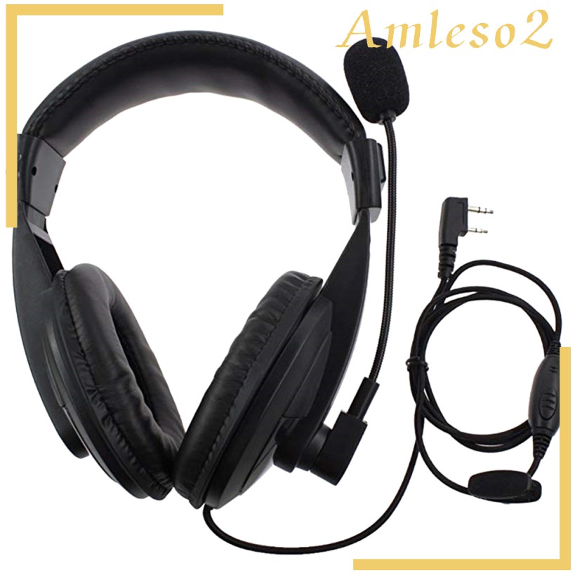 Professional Noise Cancelling Overhead Headsets Headphones for 2Pin