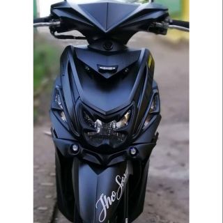 Black Gold Mio Sporty Matte Black Set Up - Matte