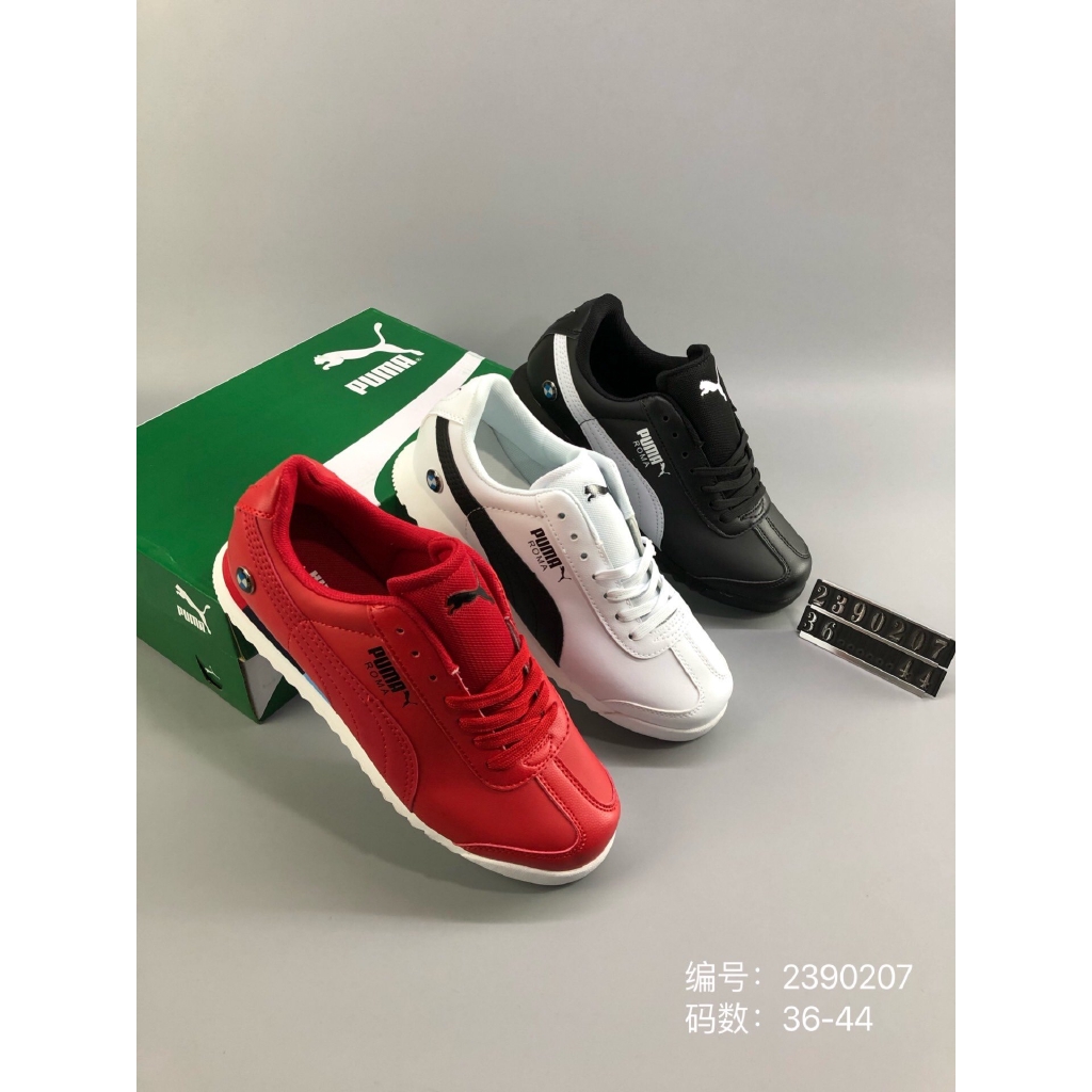 puma roma red and black