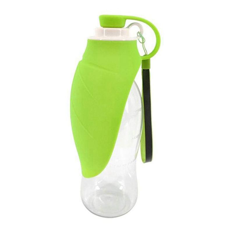 Pink Portable Dog Bottle 20oz Pet Dog Travel Water Bottle Drink Squeeze