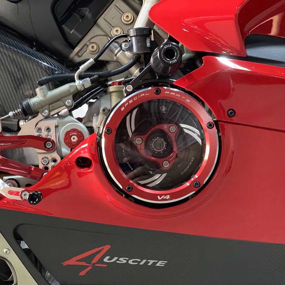 ducati diavel clear clutch cover