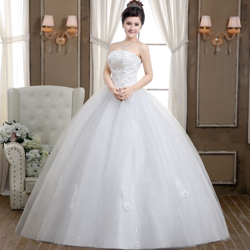wedding gown for chubby girl