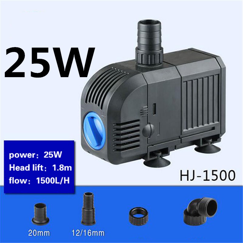 【In Stock】7W/25W Water Pump Submersible Pump Suction Pump for Aquarium Fish Tank Water Changing
