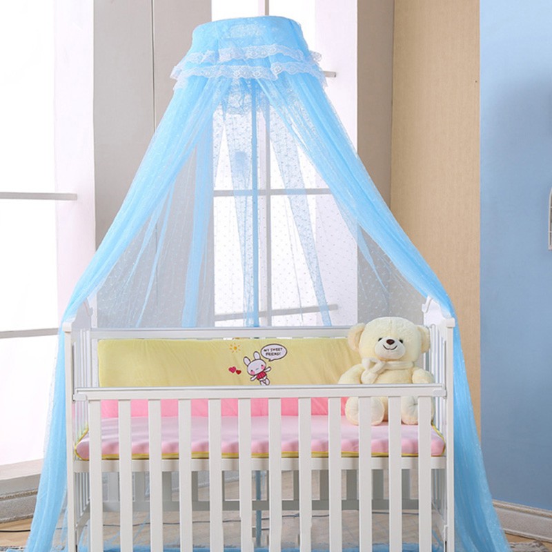 Kids Adjustable Mosquito Net Infant Bed Canopy Crib Vt0495