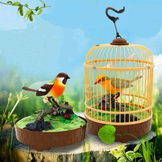 Voice-activated birdcage toy  /Beautiful  Bird#507