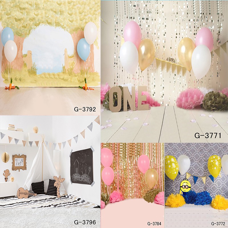 Customized balloon scene layout background cloth Happy birthday theme  holiday theme studio children shooting background cloth dreamy beautiful birthday  decoration one-year-old baby photography background cloth Korean version  selfie | Shopee Philippines