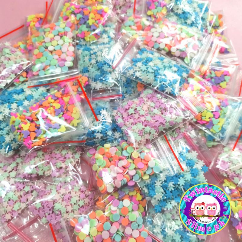 Fake Sprinkles for Slime (Polymer Sprinkles) Twintastic Slime Ph