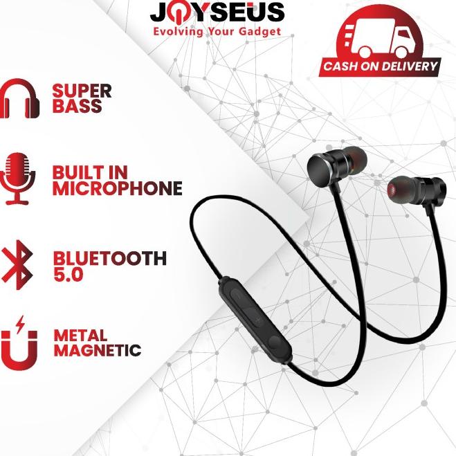 Joyseus X Magnetic Sport Headset Bass Bluetooth Earphone Ep Best Selling Shopee Philippines