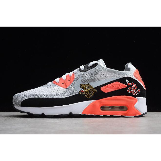 air max 90 wolf grey red