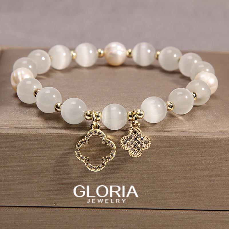 Gloria Jewelry Four leaf clover bracelet for women Korean pop High end 