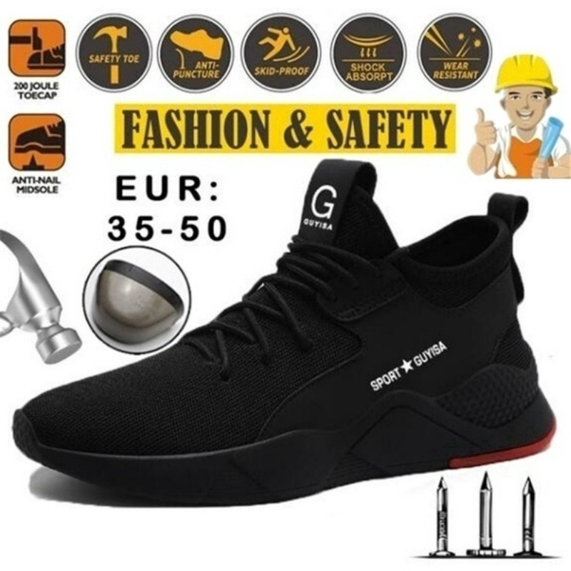 Kevlar Fiber Safety Shoes Breathable 