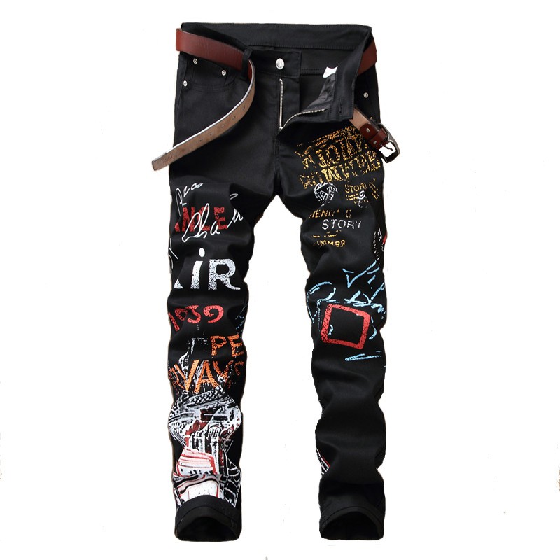 mens stretch pants that look like jeans
