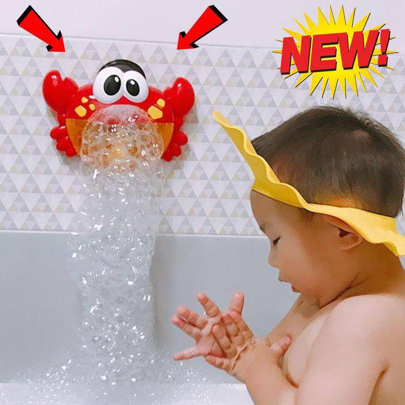 bubble crab bath toy