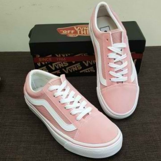 vans old skool pink