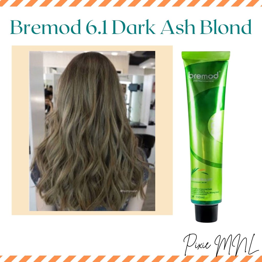 Pixie MNL  Dark Ash Blond Bremod Performance Hair Color 100ML TUBE |  Shopee Philippines