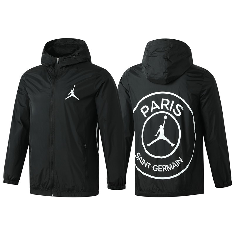 jordan black windbreaker