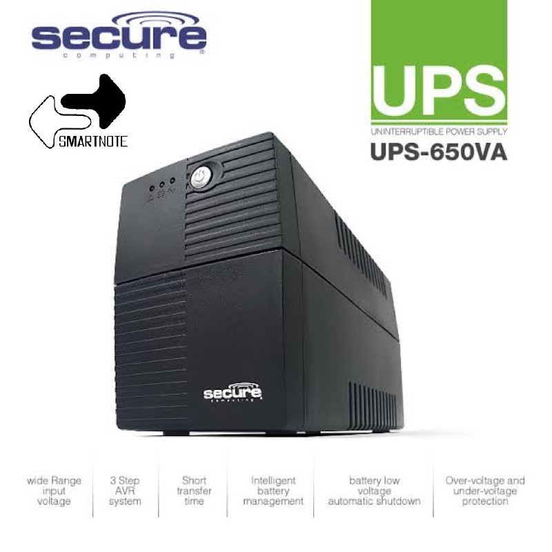 Secure UPS 650va With AVR System Shopee Philippines
