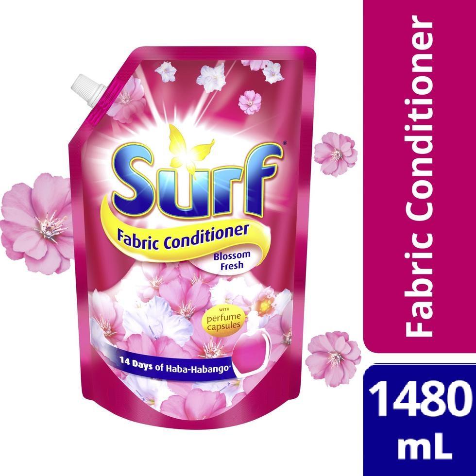 Surf Fabric Softener Blossom Fresh Pouch 1480ml Shopee Philippines