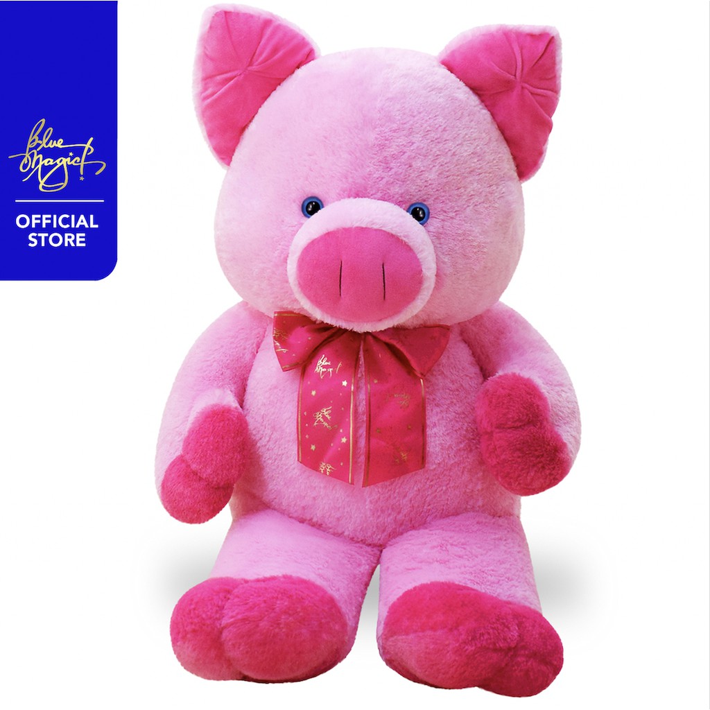 piggy stuffed toy blue magic