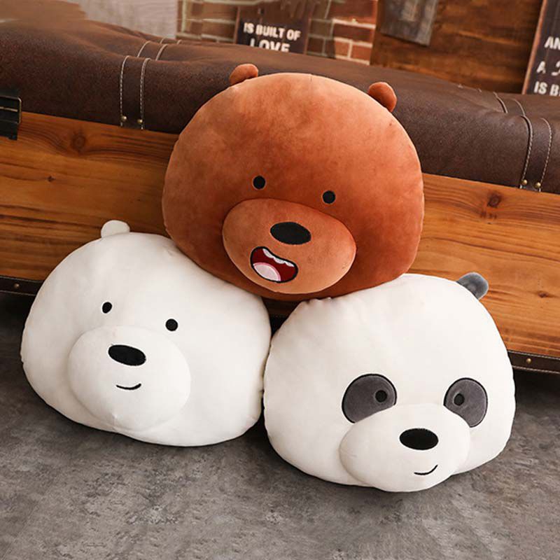 Cartoon We Bare Bears Ice Bear Panda Plush Toys Cute ...