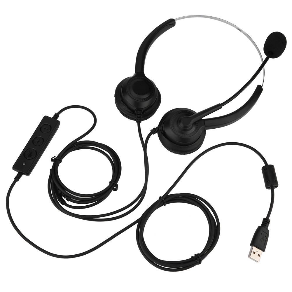 headset with external microphone and noise cancelling feature